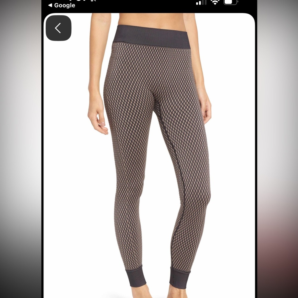 IVY PARK Fishnet Ankle-Length Leggings